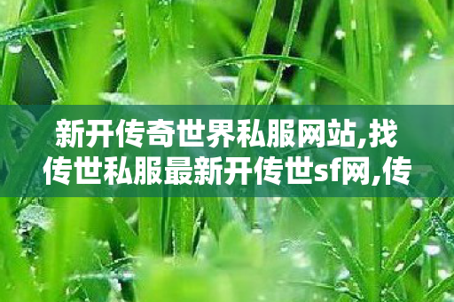 新开传奇世界私服网站,找传世私服最新开传世sf网,传世世界私服,找传世私服最新开传世sf网