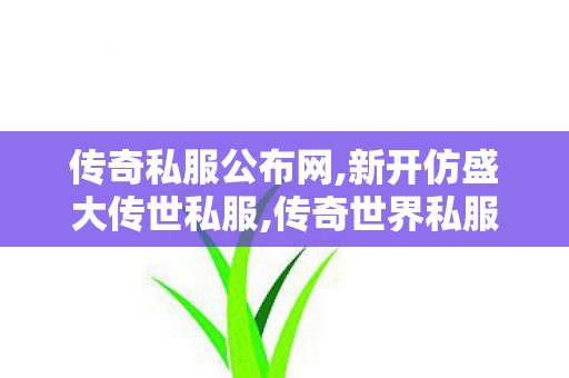 传奇私服公布网,新开仿盛大传世私服,传奇世界私服发布网新开服发布吧,新开仿盛大传世私服