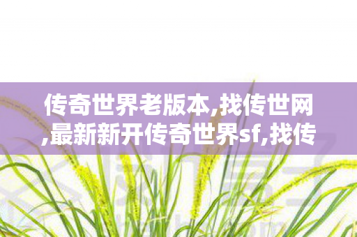 传奇世界老版本,找传世网,最新新开传奇世界sf,找传世网