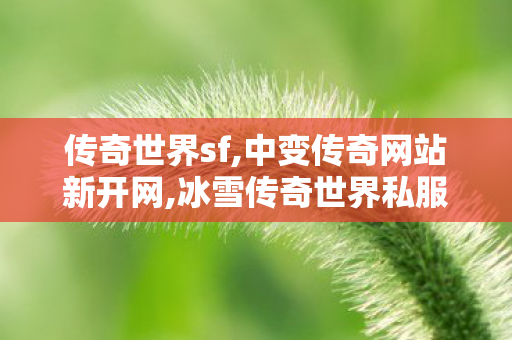 传奇世界sf,中变传奇网站新开网,冰雪传奇世界私服,中变传奇网站新开网