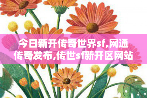 今日新开传奇世界sf,网通传奇发布,传世sf新开区网站,网通传奇发布