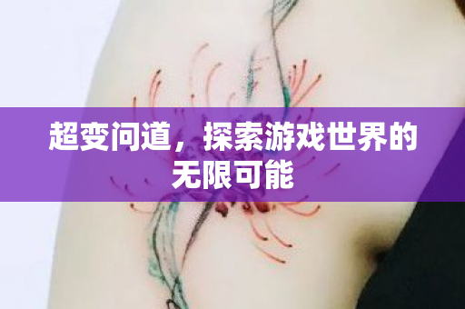 超变问道，探索游戏世界的无限可能
