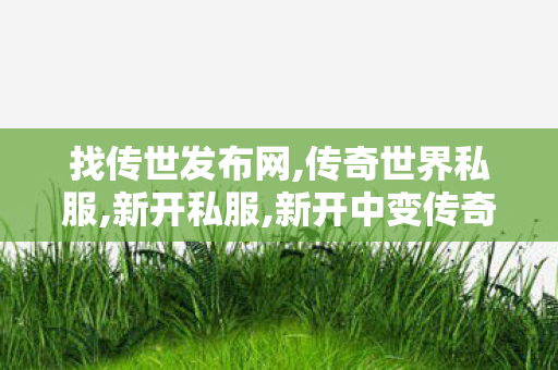 找传世发布网,传奇世界私服,新开私服,新开中变传奇网站发布网,传奇世界私服,新开私服