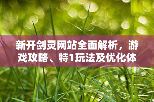 新开剑灵网站全面解析，游戏攻略、特1玩法及优化体验