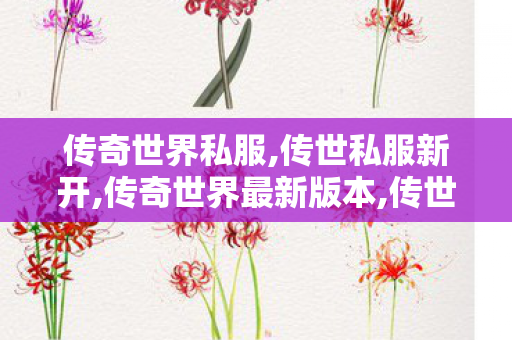 传奇世界私服,传世私服新开,传奇世界最新版本,传世私服新开找传世网,传奇世界最新版本