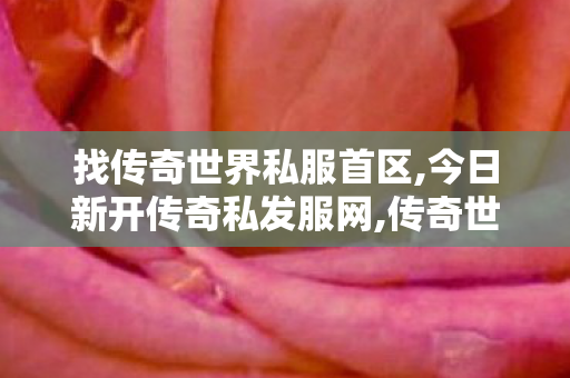 找传奇世界私服首区,今日新开传奇私发服网,传奇世界sf发布,今日新开传奇私发服网