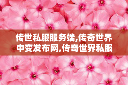 传世私服服务端,传奇世界中变发布网,传奇世界私服新开传世私服发布网,传奇世界中变发布网