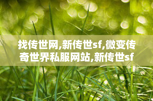 找传世网,新传世sf,微变传奇世界私服网站,新传世sf