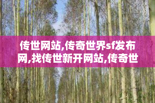 传世网站,传奇世界sf发布网,找传世新开网站,传奇世界sf发布网