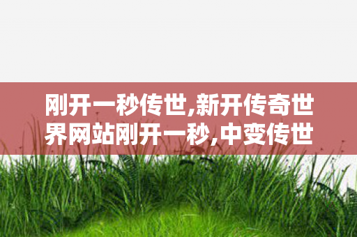 刚开一秒传世,新开传奇世界网站刚开一秒,中变传世私服,新开传奇世界网站刚开一秒