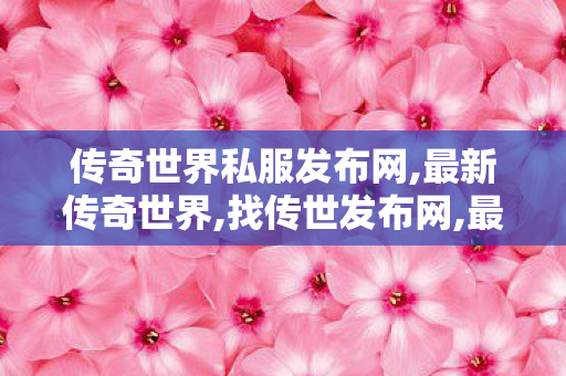 传奇世界私服发布网,最新传奇世界,找传世发布网,最新传奇世界