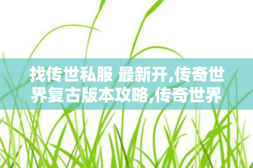 找传世私服 最新开,传奇世界复古版本攻略,传奇世界新服网发布网,传奇世界复古版本攻略