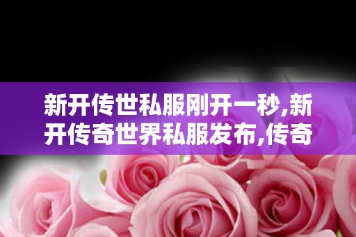 新开传世私服刚开一秒,新开传奇世界私服发布,传奇世界老版本客户端下载,新开传奇世界私服发布