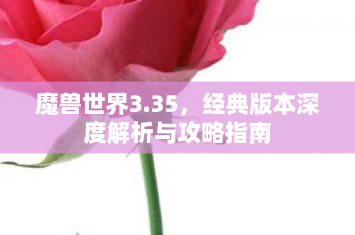 魔兽世界3.35，经典版本深度解析与攻略指南
