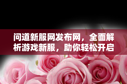 问道新服网发布网，全面解析游戏新服，助你轻松开启冒险之旅