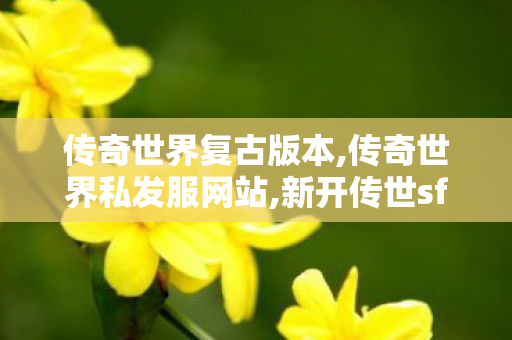 传奇世界复古版本,传奇世界私发服网站,新开传世sf 最新开,传奇世界私发服网站