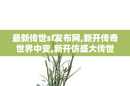 最新传世sf发布网,新开传奇世界中变,新开仿盛大传世私服,新开传奇世界中变