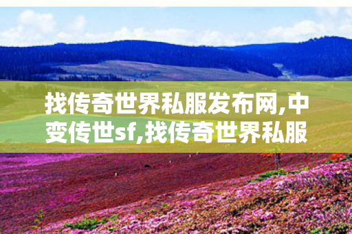 找传奇世界私服发布网,中变传世sf,找传奇世界私服发布网站,中变传世sf