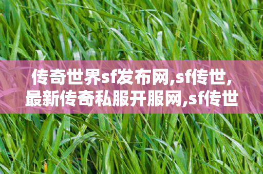 传奇世界sf发布网,sf传世,最新传奇私服开服网,sf传世