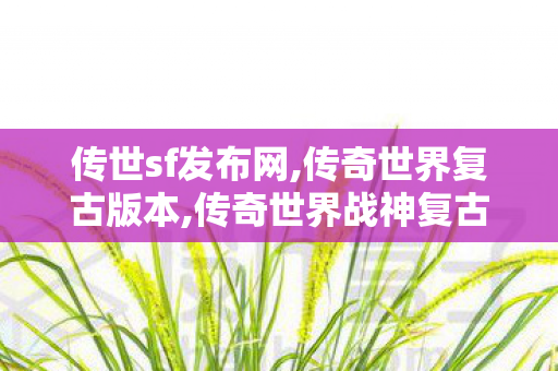 传世sf发布网,传奇世界复古版本,传奇世界战神复古,传奇世界复古版本