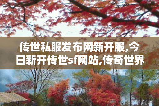 传世私服发布网新开服,今日新开传世sf网站,传奇世界sf私服发布网,今日新开传世sf网站