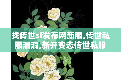 找传世sf发布网新服,传世私服漏洞,新开变态传世私服,传世私服漏洞