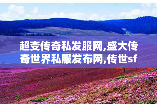 超变传奇私发服网,盛大传奇世界私服发布网,传世sf手游,盛大传奇世界私服发布网