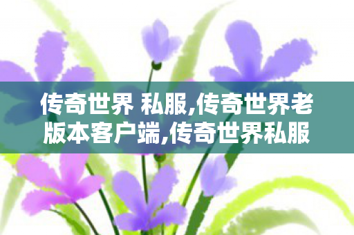 传奇世界 私服,传奇世界老版本客户端,传奇世界私服,传奇世界老版本客户端