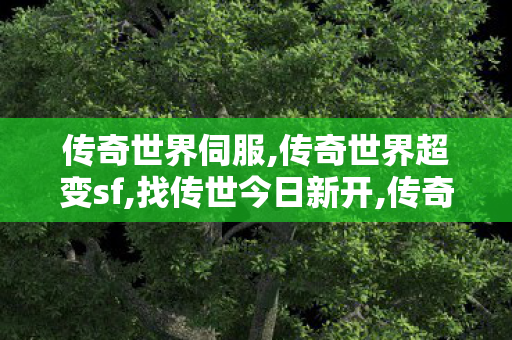 传奇世界伺服,传奇世界超变sf,找传世今日新开,传奇世界超变sf
