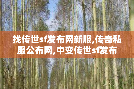 找传世sf发布网新服,传奇私服公布网,中变传世sf发布网站,传奇私服公布网