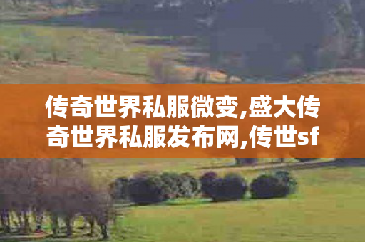 传奇世界私服微变,盛大传奇世界私服发布网,传世sf平台,盛大传奇世界私服发布网