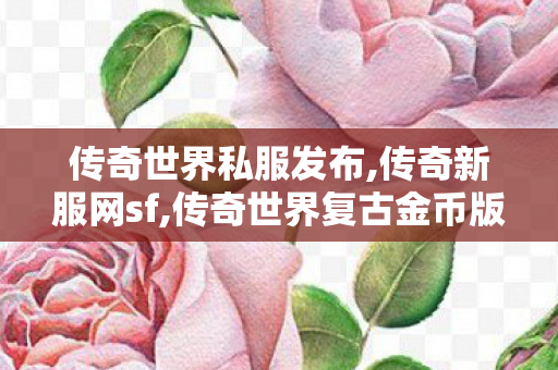 传奇世界私服发布,传奇新服网sf,传奇世界复古金币版,传奇新服网sf