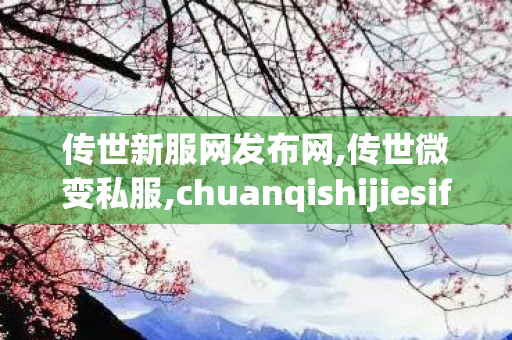 传世新服网发布网,传世微变私服,chuanqishijiesifu,传世微变私服