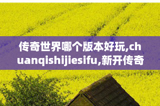传奇世界哪个版本好玩,chuanqishijiesifu,新开传奇微变网站,chuanqishijiesifu