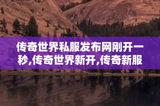 传奇世界私服发布网刚开一秒,传奇世界新开,传奇新服发布网,传奇世界新开