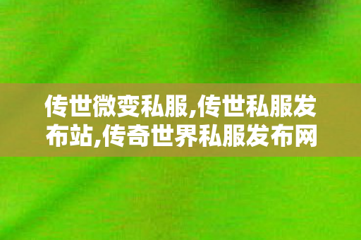 传世微变私服,传世私服发布站,传奇世界私服发布网,传世私服发布站