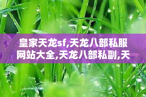 皇家天龙sf,天龙八部私服网站大全,天龙八部私副,天龙八部私服网站大全