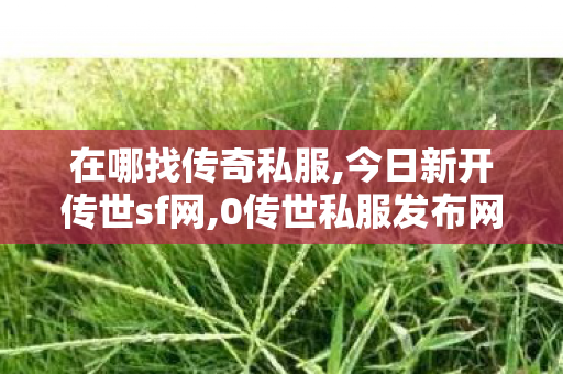 在哪找传奇私服,今日新开传世sf网,0传世私服发布网站,今日新开传世sf网