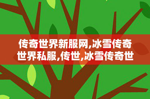 传奇世界新服网,冰雪传奇世界私服,传世,冰雪传奇世界私服
