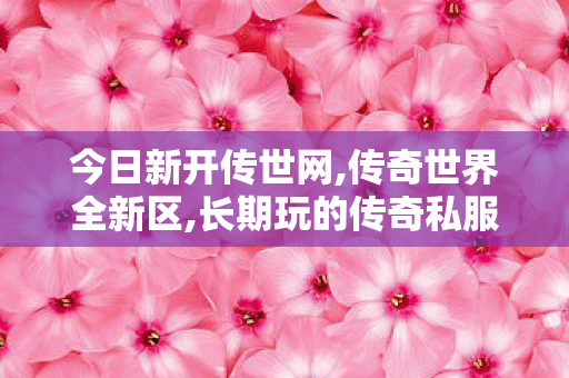 今日新开传世网,传奇世界全新区,长期玩的传奇私服,传奇世界全新区