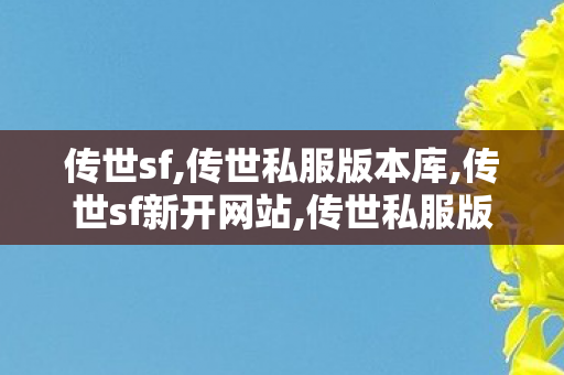 传世sf,传世私服版本库,传世sf新开网站,传世私服版本库