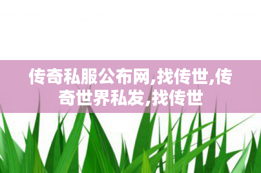 传奇私服公布网,找传世,传奇世界私发,找传世