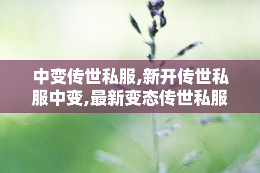 中变传世私服,新开传世私服中变,最新变态传世私服,新开传世私服中变