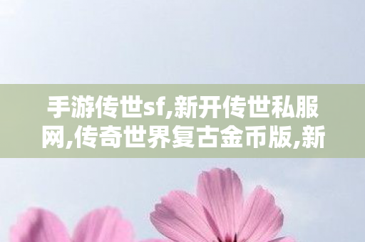 手游传世sf,新开传世私服网,传奇世界复古金币版,新开传世私服网