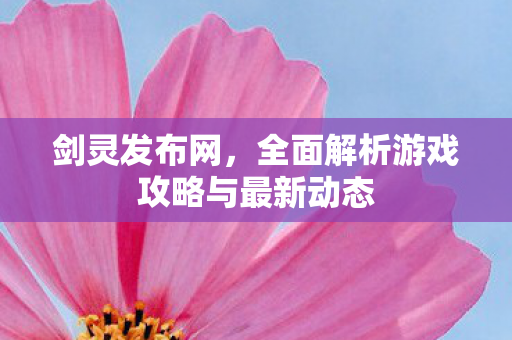 剑灵发布网，全面解析游戏攻略与最新动态