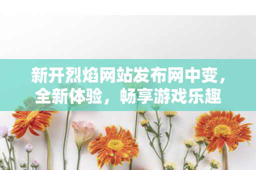 新开烈焰网站发布网中变，全新体验，畅享游戏乐趣
