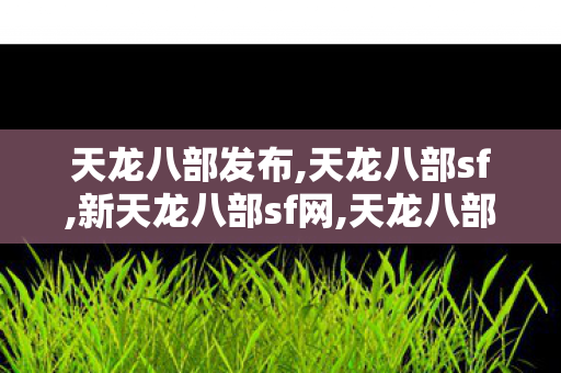 天龙八部发布,天龙八部sf,新天龙八部sf网,天龙八部sf