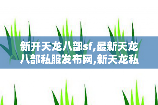 新开天龙八部sf,最新天龙八部私服发布网,新天龙私服,最新天龙八部私服发布网
