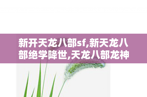 新开天龙八部sf,新天龙八部绝学降世,天龙八部龙神传说私服,新天龙八部绝学降世