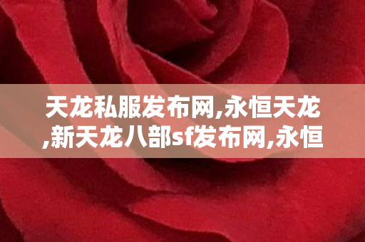 天龙私服发布网,永恒天龙,新天龙八部sf发布网,永恒天龙